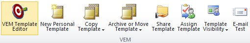 VEM Template Ribbon